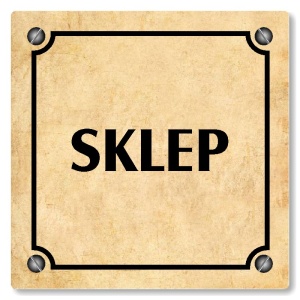 Sklep, 100x100mm, pergamen, Kansas